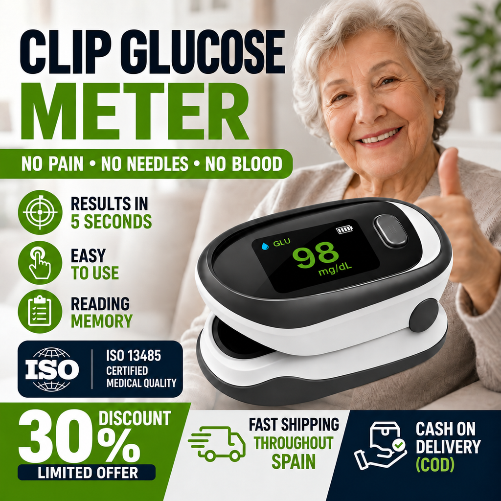Clip-type non-invasive blood glucose meter