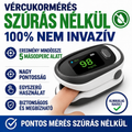 Csíptetős típusú, nem invazív vércukorszintmérő